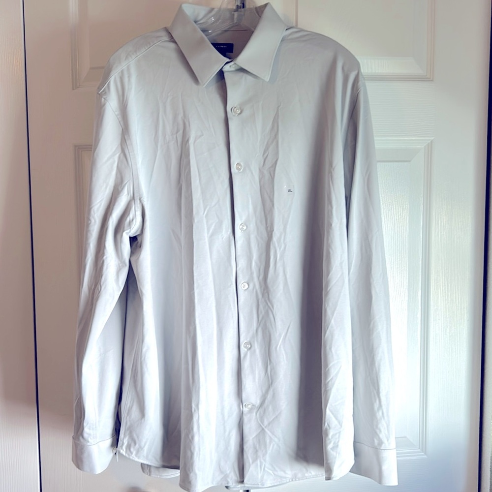 Express XL Light Gray Dress Shirt NWT